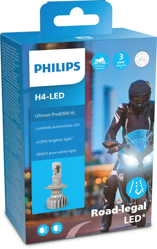 Philips Ultinon Pro6000 Boost Gen2 Direct-fit H4-LE Produktbild-Vorschau 2