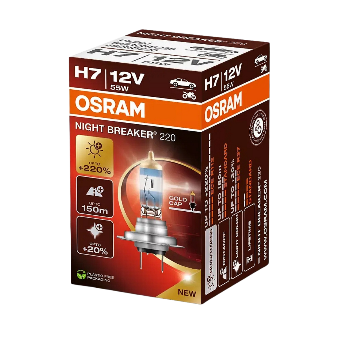 Osram H7 Night Breaker 220 Halogen Lampe