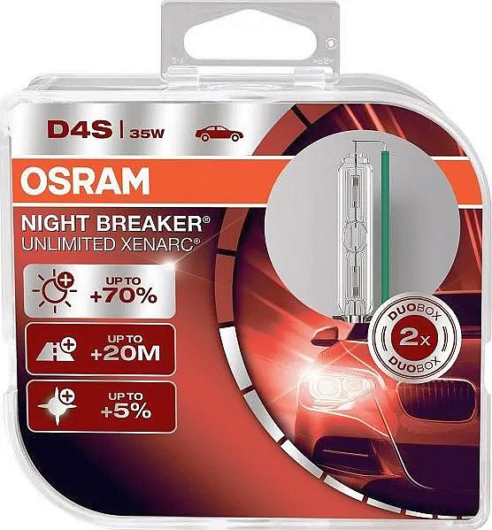 Osram D4S 66440XNB-HCB Night Breaker Unlimited Xenarc Xenon Brenner Duo Set (2 Stück)