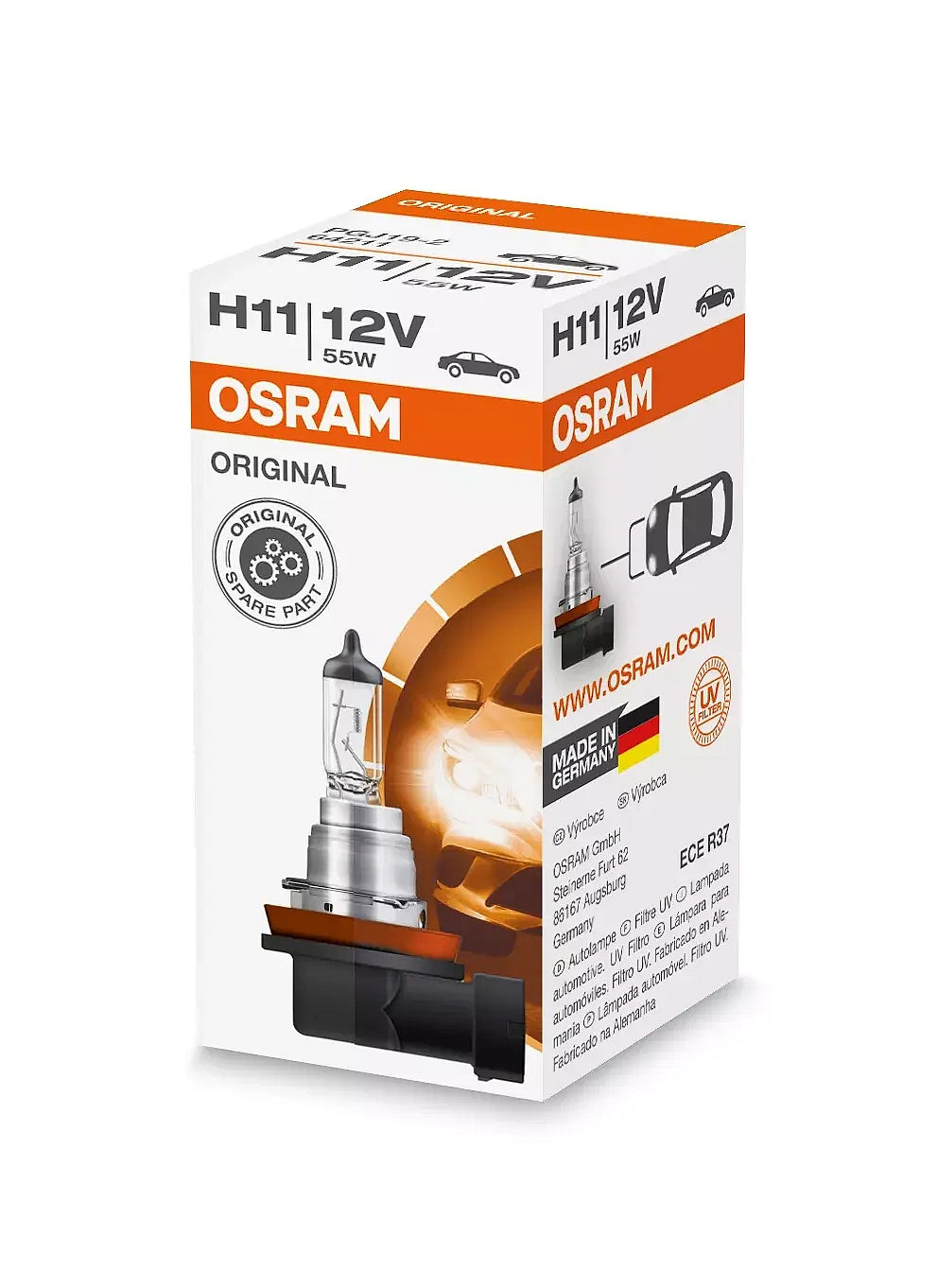 Osram H8 original spare part halogen lamp