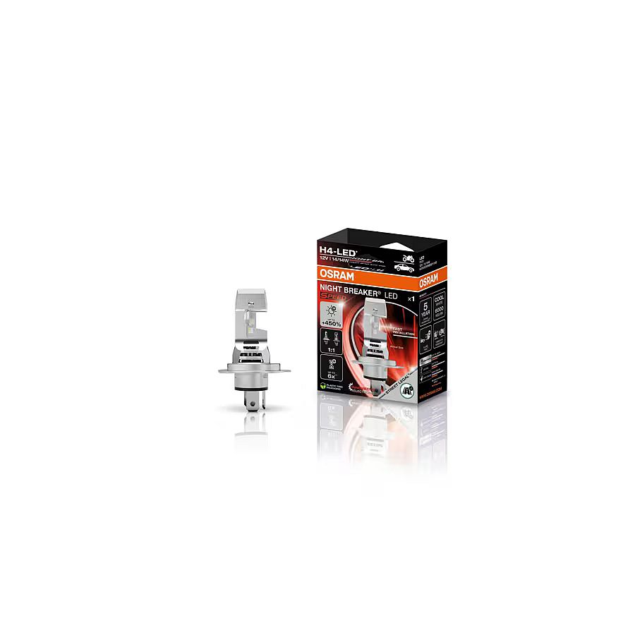 Osram H4 64193DWNBSP-1HB Night Breaker LED Motorrad / Autolampe mit ECE (1 Stück)