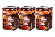 3 Stück Osram H7 Night Breaker 220 Halogen Lampen in Einzelverpackung