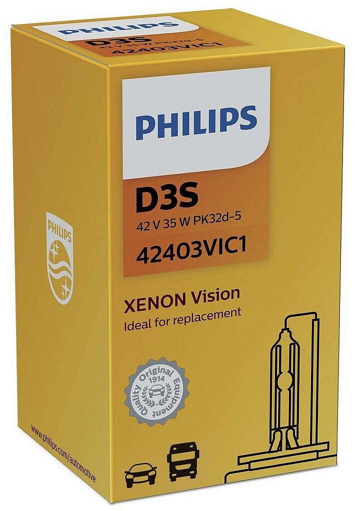 Philips D3S 42403VIC1 Vision Xenon Brenner in C1 Verpackung