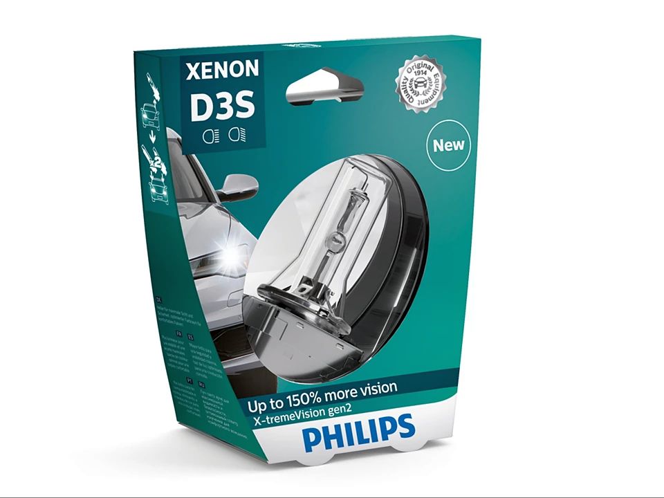 Philips D3S 42403XVS1 X-tremeVision Xenon Brenner in S1 Verpackung