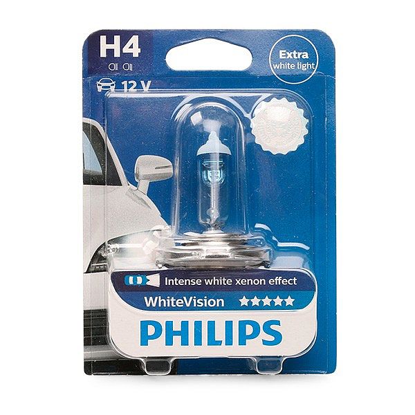 Philips H4 12342WHVB1 WhiteVision Halogen Lampe