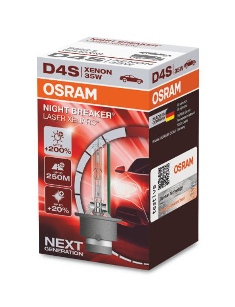 Osram D4S Xenon Scheinwerferlampe 66440XNL Night Breaker Laser +200% Next Generation