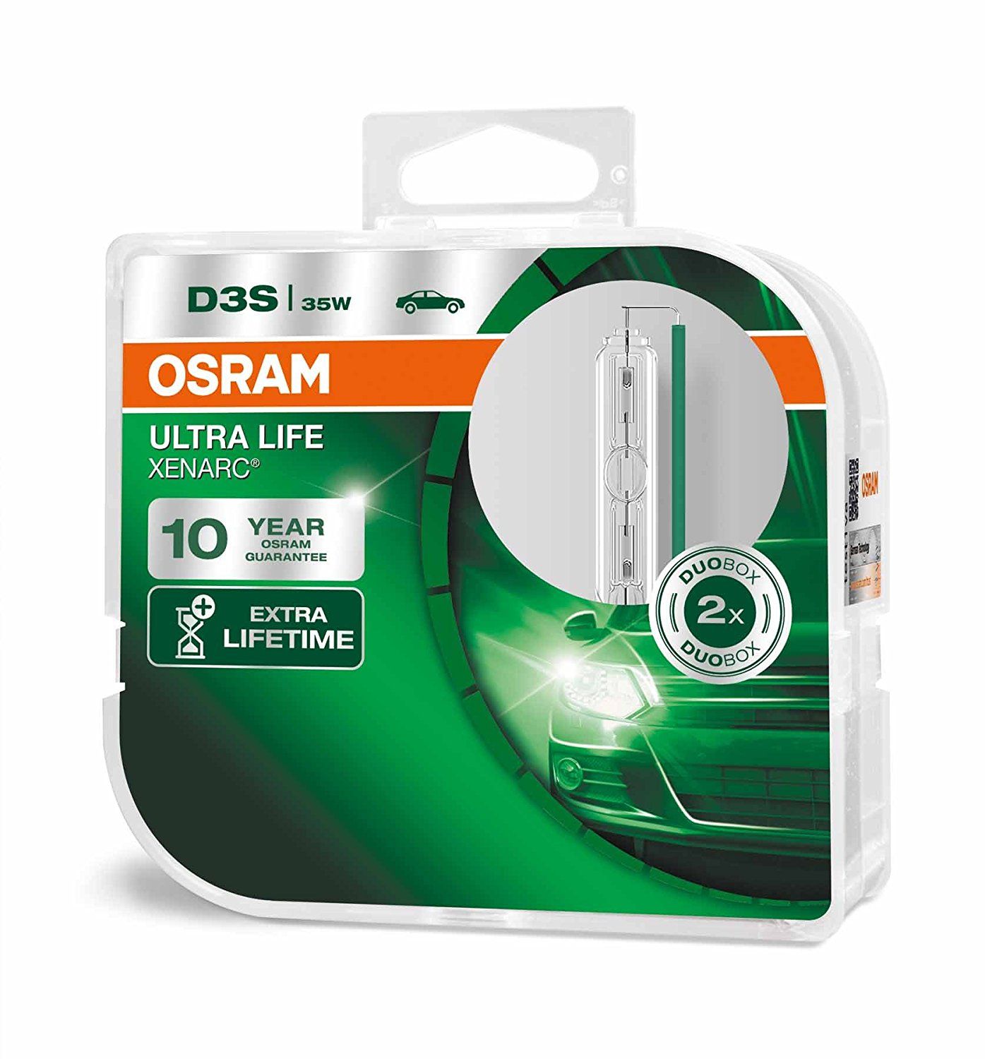Osram D3S 66340 ULT XENARC® ULTRA LIFE Extra Lifetime DuoBox (2 Stück), LKW Beleuchtung