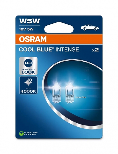 Osram W5W 2825HCBN Halogen Lampen Cool Blue Intense 2er-Blister