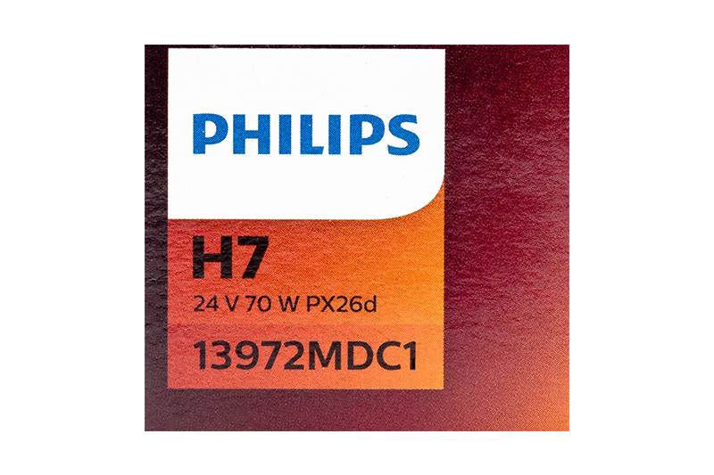AMPOULE PHILIPS 13972MDC1 H7 13972 MD 24V 70W