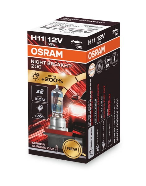 Osram H11 Night Breaker 200 Halogen Lampe