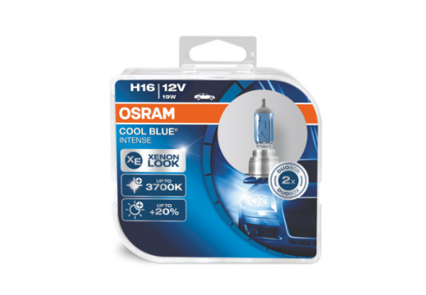 Osram H16 64219CBI Cool Blue Intense Halogen Lampen DuoBox (2 Stück)
