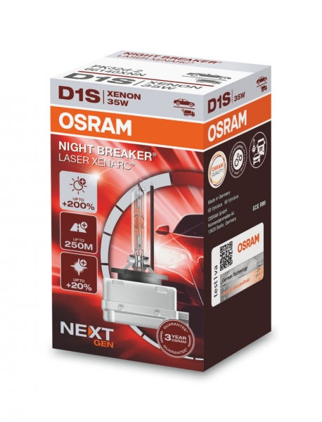 Osram D1S Night Breaker Laser "NEXT GEN" 66140XNN Xenon Scheinwerferlampe +200%