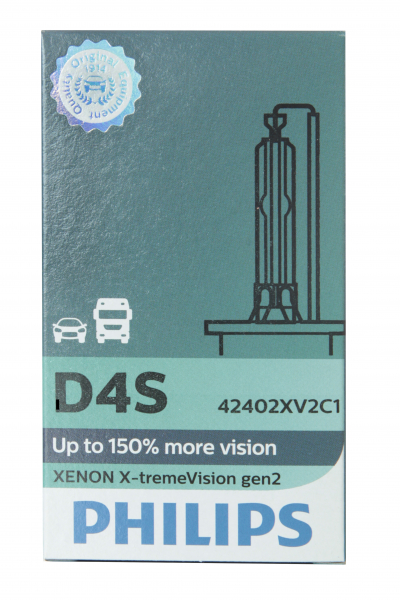 Philips D4S 42402XV2 X-treme Vision Xenon Gen2 Xenon Brenner in C1 oder S1 Verpackung