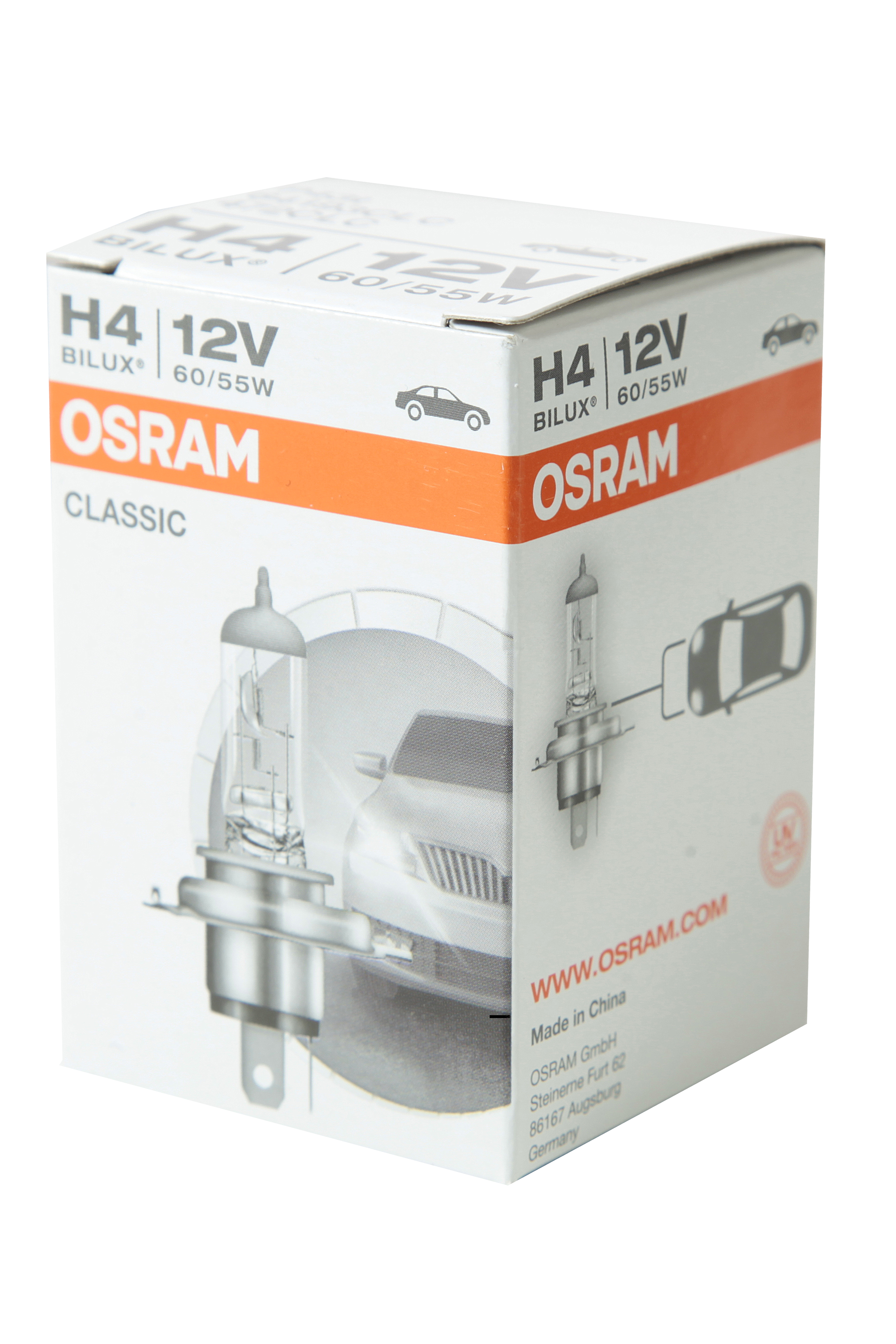 BREHMA Classic H4 Halogen Lampe 12V 60/55W P43t Glühlampe Birne Autolicht 