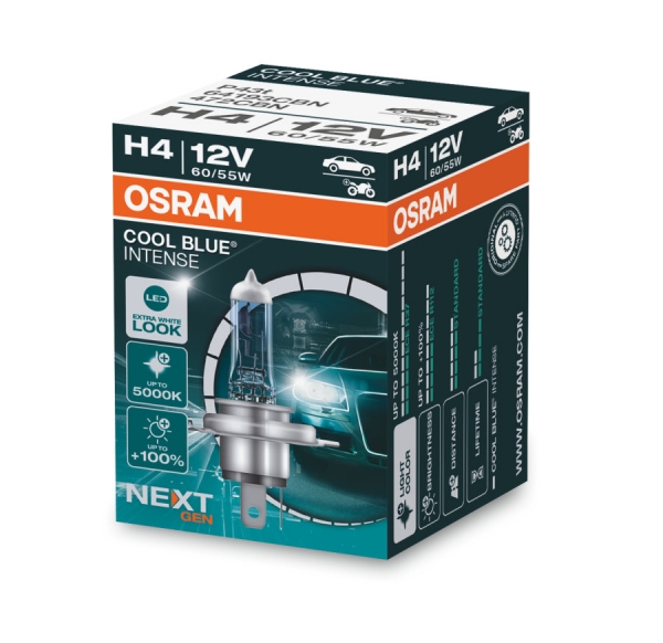 Osram H4 Cool Blue Intense (NEXT GEN) Halogen Lampe