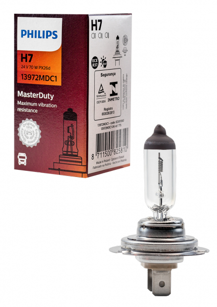 Philips H7 24V 70W 13972MDC1 Master Duty Halogen Lampe