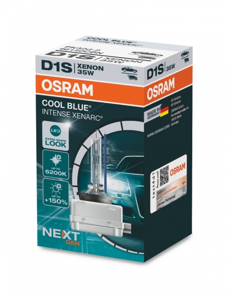 OSRAM D1S XENARC Cool Blue Intense bis 6200 Kelvin