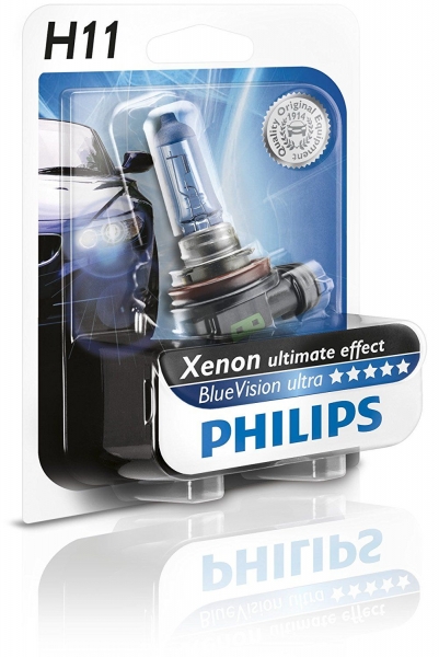 Philips H11 Blue Vision Ultra Halogen Lampen 12V/55W