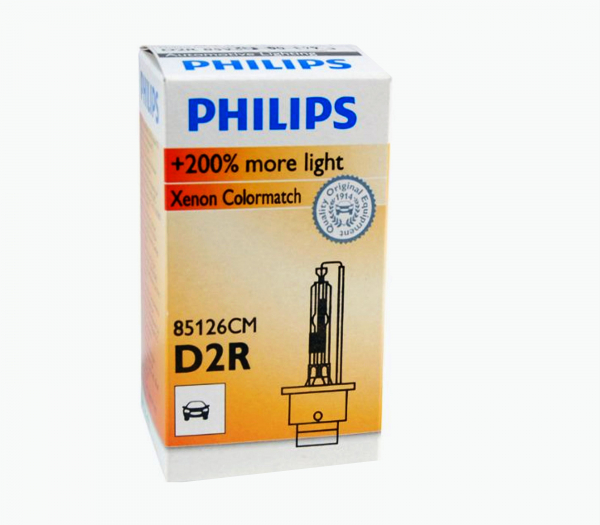 Philips D2R 85126CM Colormatch Xenon Brenner 200% mehr Licht