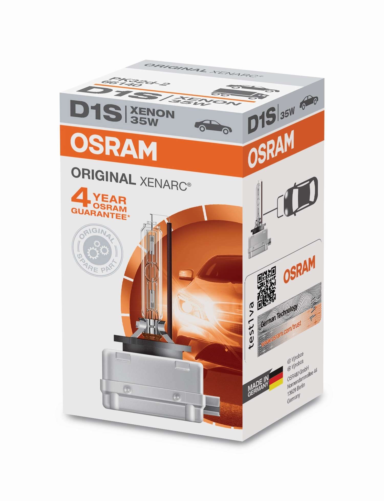 Osram D1S Xenarc Xenon Brenner 4 Jahre Garantie