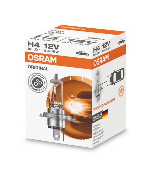 Osram H4 Original Standard-Halogen Scheinwerferlampe