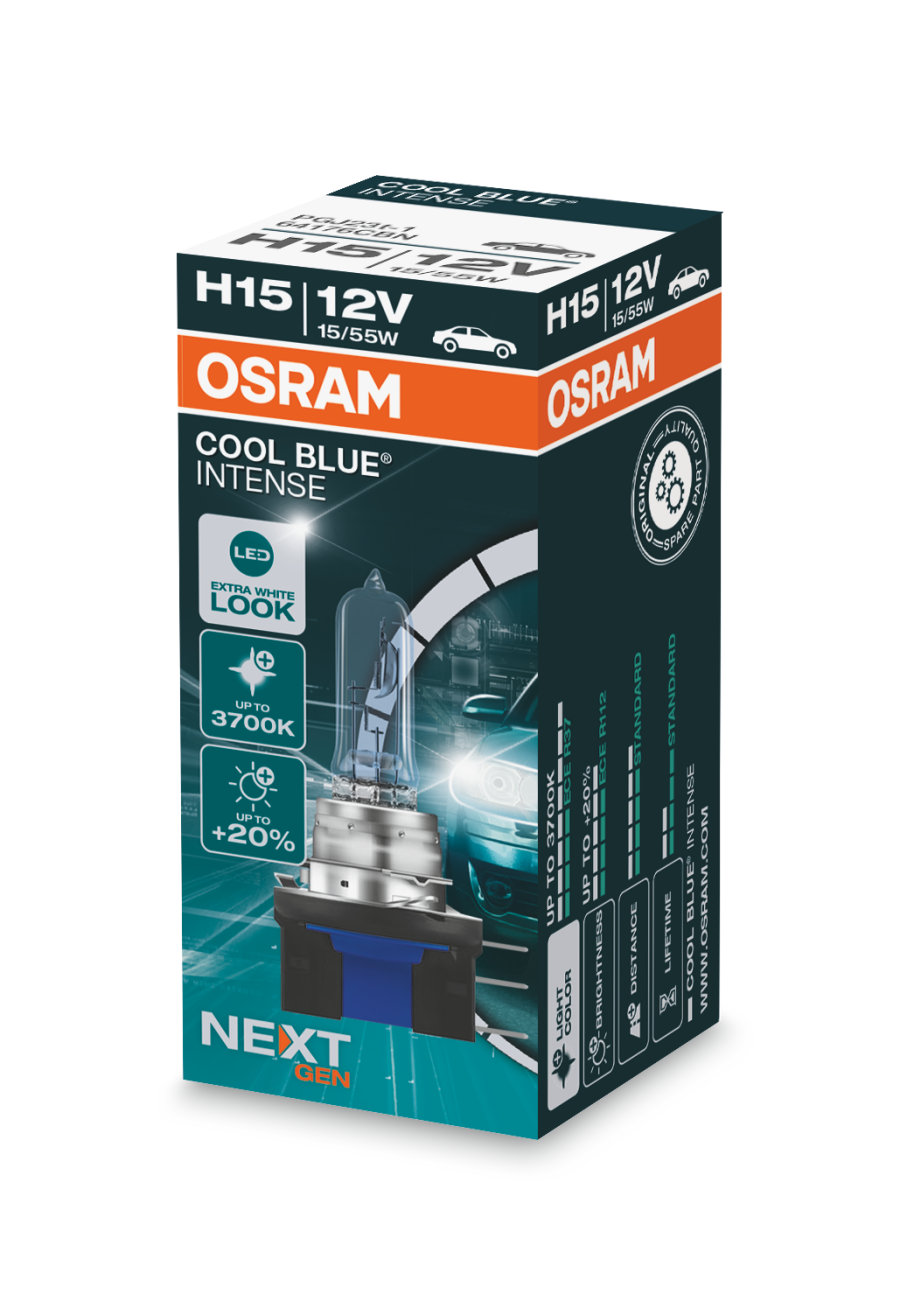 Osram H15 Cool Blue Intense (NEXT GEN) Halogen Lampe 64176CBN