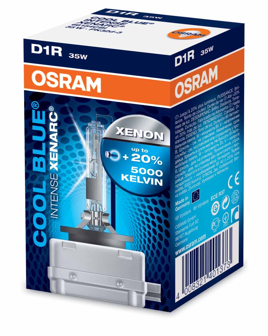 Osram D1R 66154 CBI Cool Blue Intense Xenon Brenner mit 5000 Kelvin