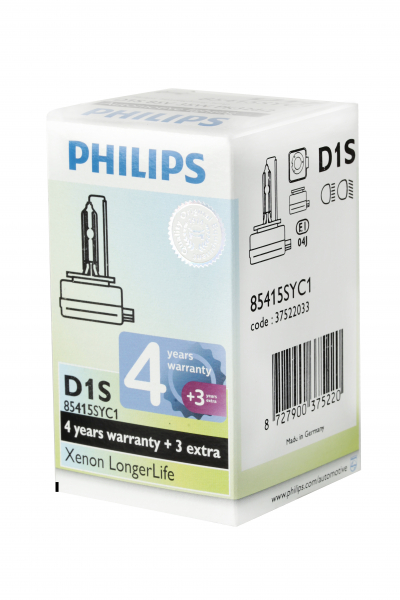 Philips D1S 85415SYC1 Xenon Brenner Longer Life
