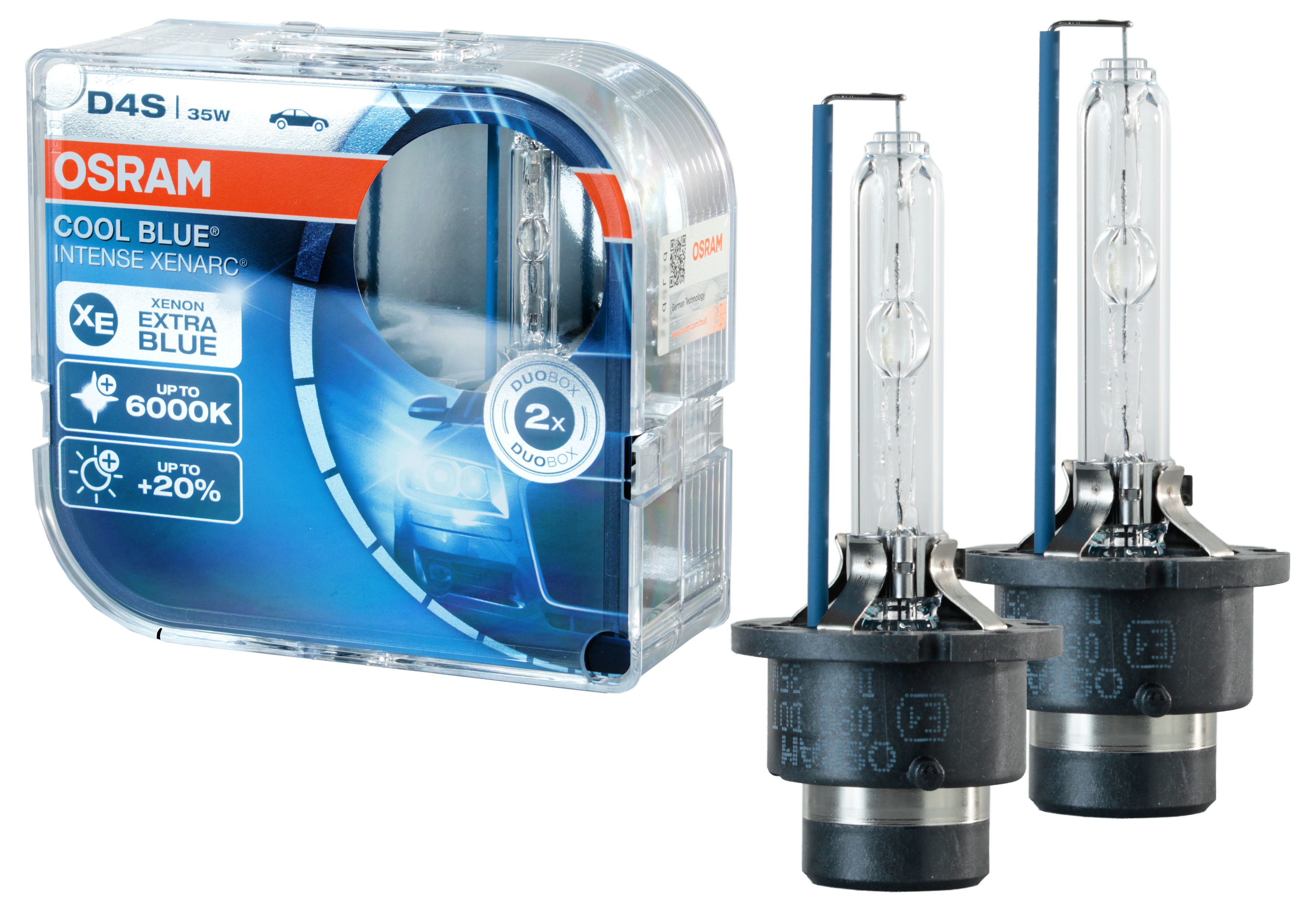 OSRAM D4S 66440 CBI Cool Blue Intense Xenarc mit 6000 Kelvin DuoBox (2 ...