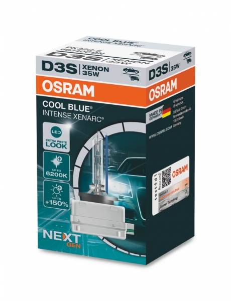 OSRAM D3S XENARC Cool Blue Intense bis 6200 Kelvin