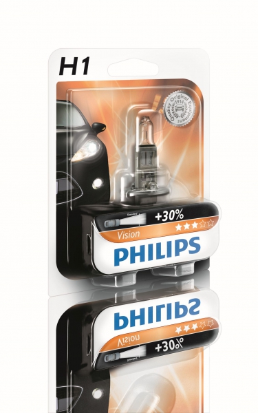Philips H1 12258PRB1 Vision +30% Scheinwerferlampe