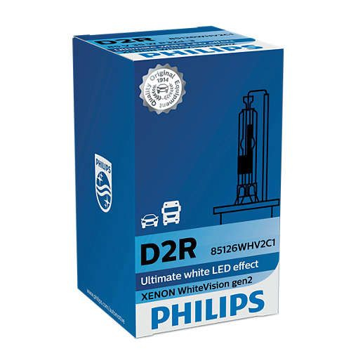 Philips D2R 85126WHV WhiteVision gen2 Xenon Brenner in C1 Verpackung